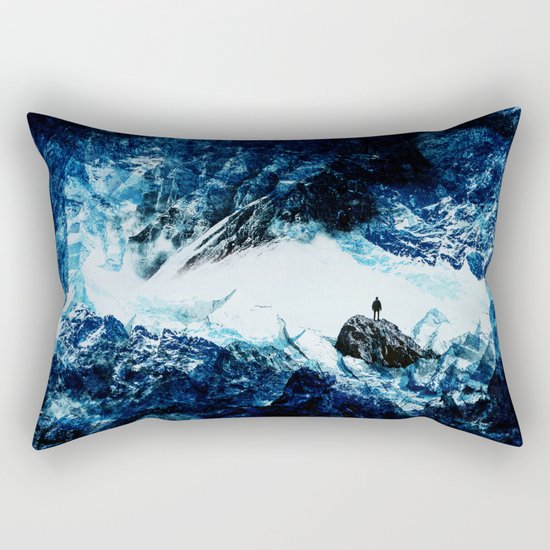 Frozen isolation Rectangular Pillow