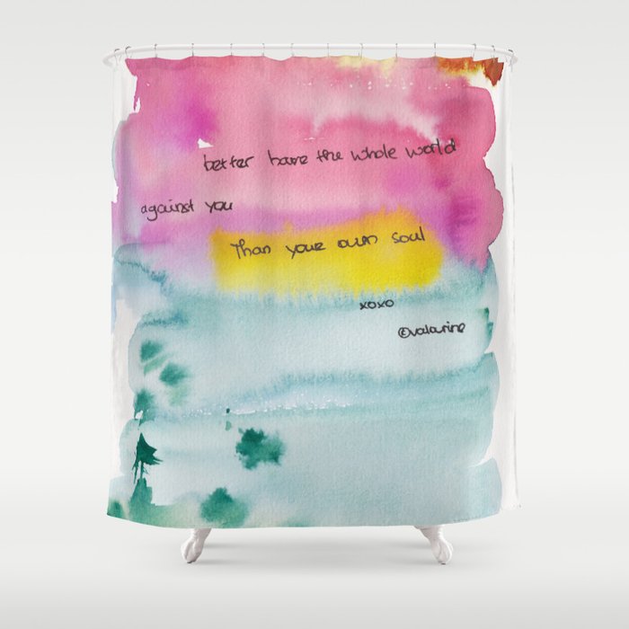 24   | Gentle Reminder Words |190826 | Shower Curtain