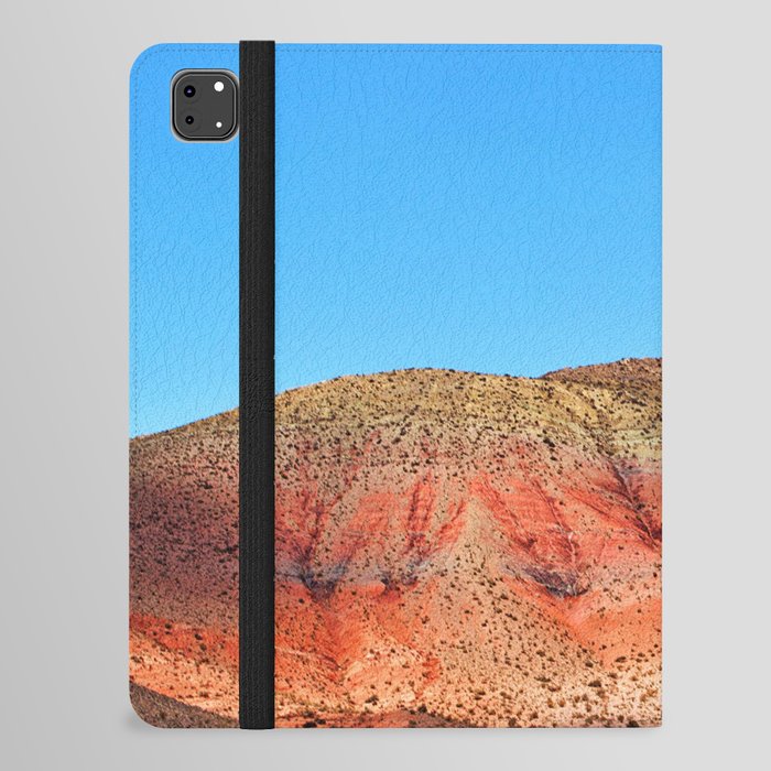 Argentina Photography - Badlands In Argentina With A Huge Mountain iPad Folio Case