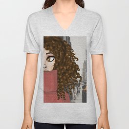 rulos en NY V Neck T Shirt