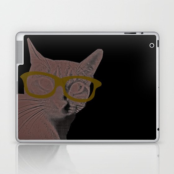 Yoshi Cat Glasses Laptop & iPad Skin