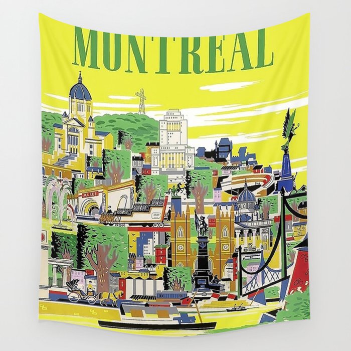 Montreal Wall Tapestry
