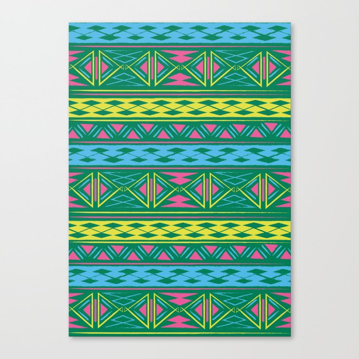 old tribal pattern Canvas Print