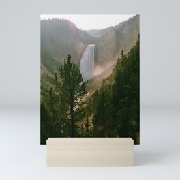 Waterfall - Yellowstone National Park  Mini Art Print
