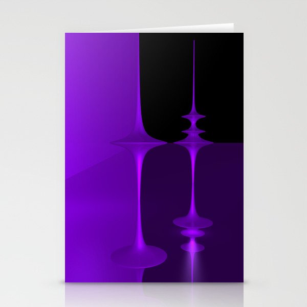 purple polynomials Stationery Cards