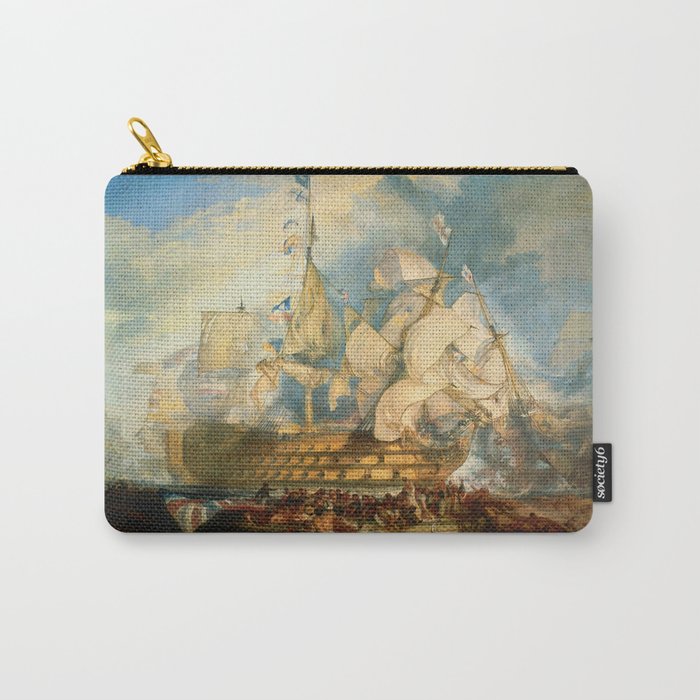 Joseph Mallord William Turner The Battle of Trafalgar Carry-All Pouch
