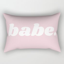 babe Rectangular Pillow