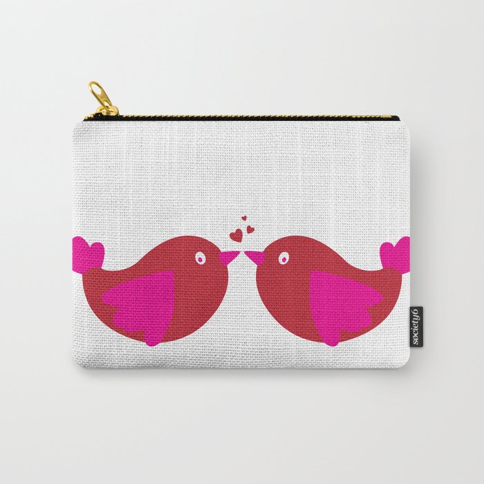 Love Birds Carry-All Pouch