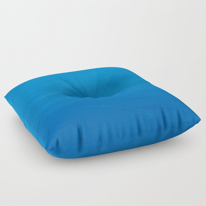 Crater Lake Blue Floor Pillow