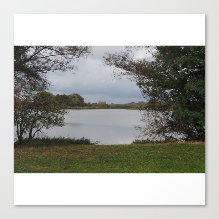 View Of A Lake Canvas Print