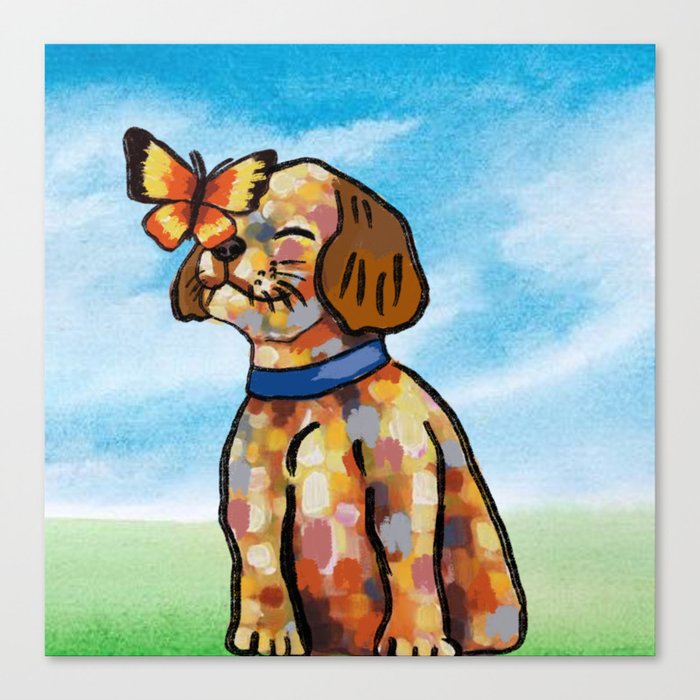 Cute Doggie Canvas Print