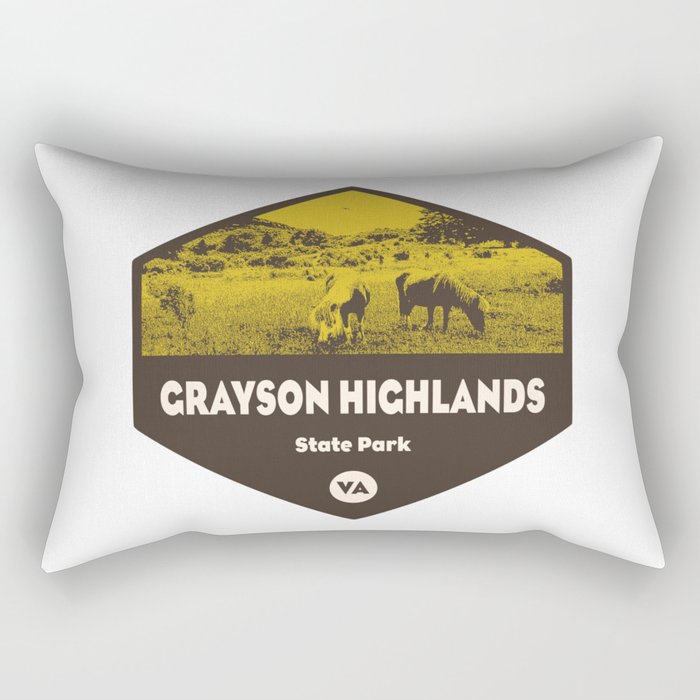 Grayson Highlands State Park Virginia Rectangular Pillow