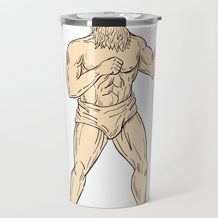 Hercules In Boxer Fighting Stance Drawing Color Travel Mug By Patrimonio Society6 Choose any of 4 images and try to draw it. society6