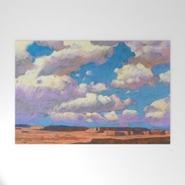 Desert Clouds Welcome Mat