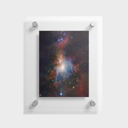 infrared view of the Orion Nebula Floating Acrylic Print