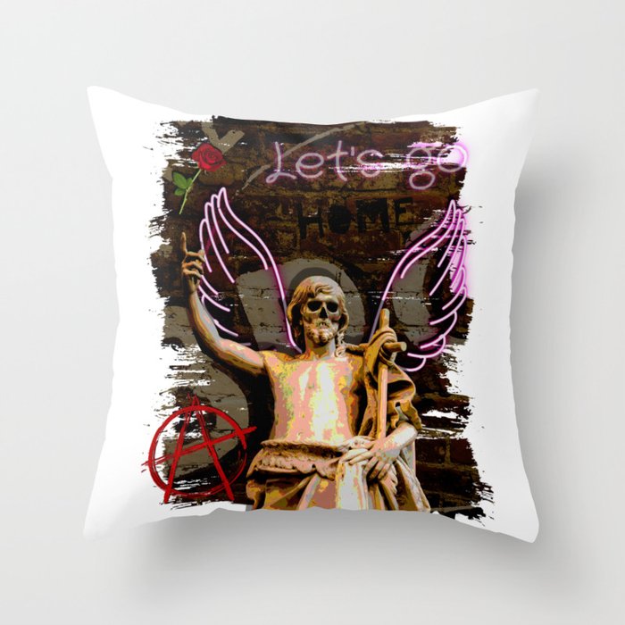 Anarchy Throw Pillow