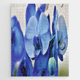 Blue Orchids Jigsaw Puzzle