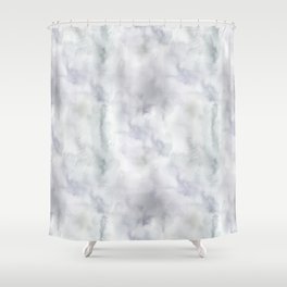 Abstract modern gray lavender watercolor pattern Shower Curtain