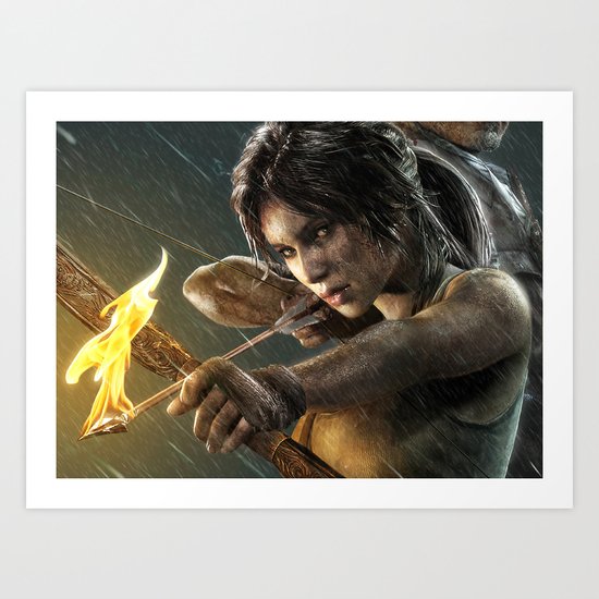 TOMB RAIDER Art Print