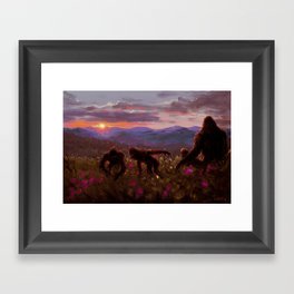 Awaiting The Night...And The Sitter Framed Art Print