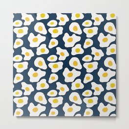 Eggs pattern Metal Print