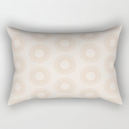 Minimalist Sunray Pattern XIV Rectangular Pillow