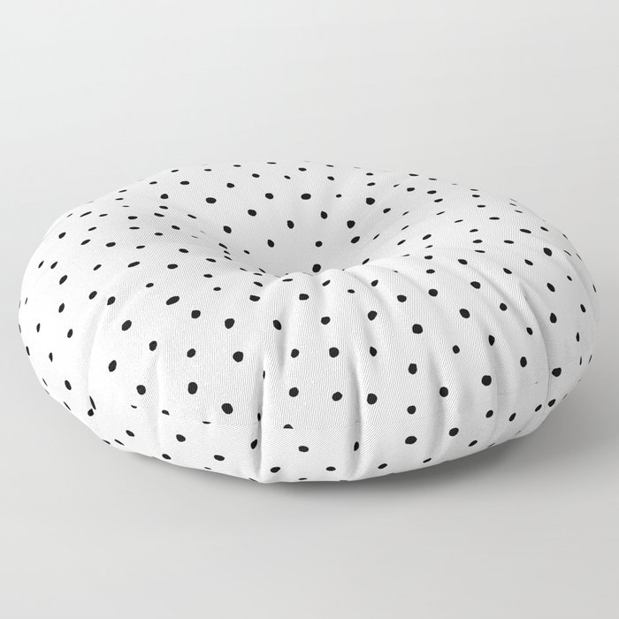 Polka Dots in Love Floor Pillow