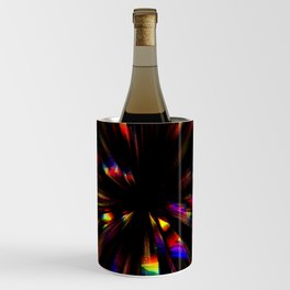 Digital explosion glitch lines  Wine Chiller