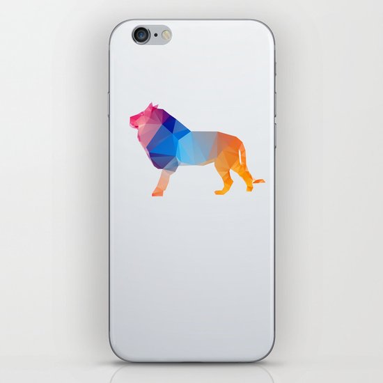 Glass Animal Series - Lion iPhone & iPod Skin