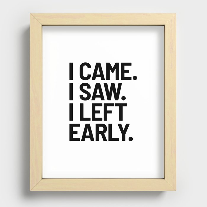 Recessed Framed Print