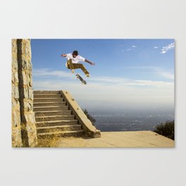 Skateboarding Paul Rutkowsli | 3 Flip | May 2021 Canvas Print