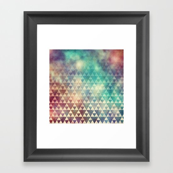 Tribal Fade Framed Art Print