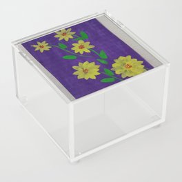 Pretty flower Acrylic Box