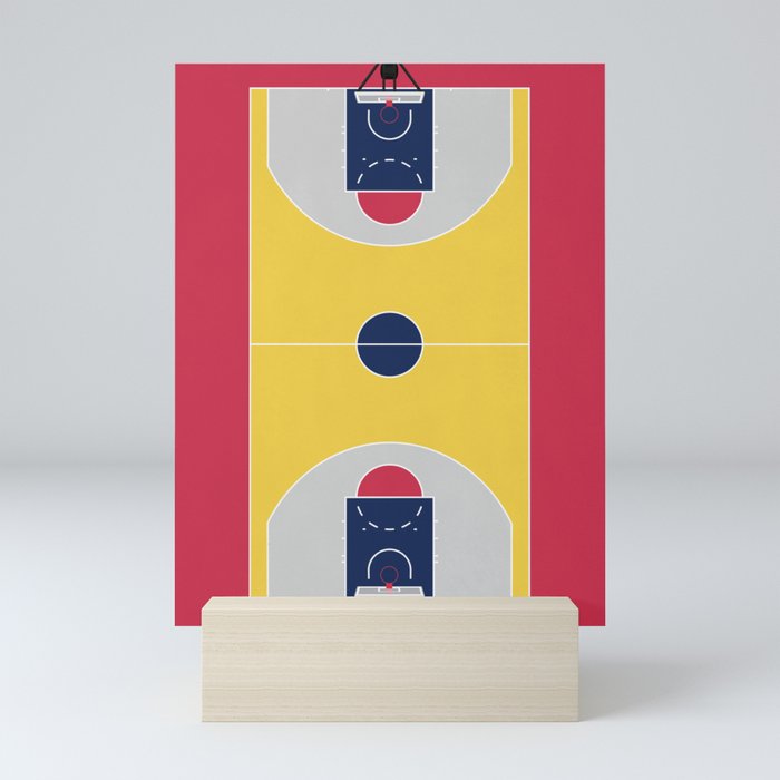 Basketball Court Collection #1 Mini Art Print