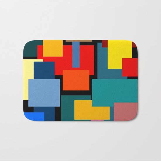 Color Blocks #8-2 Bath Mat