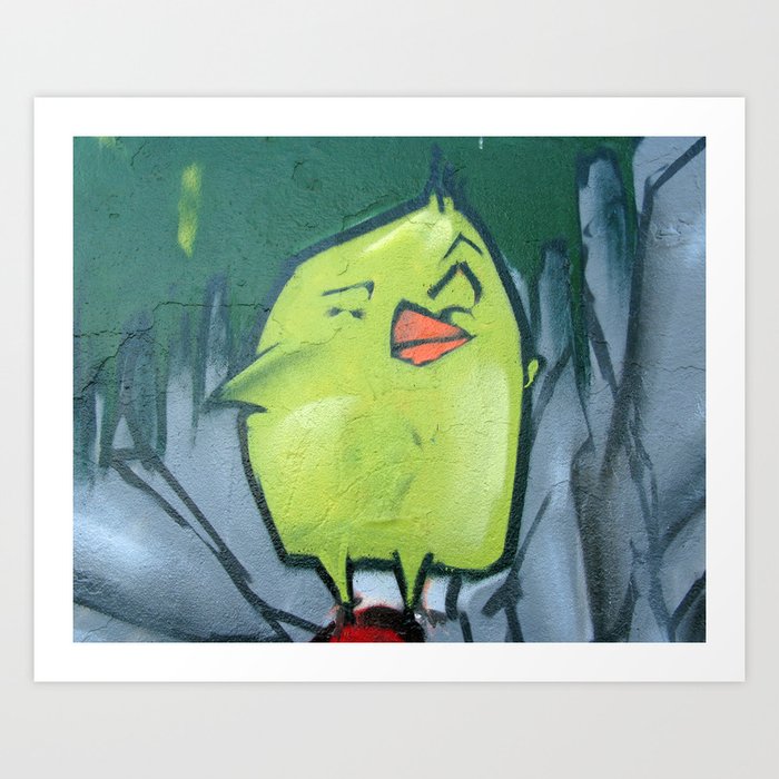 yellow bird Art Print