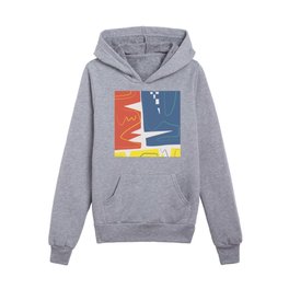 The three primaries abstract Kids Pullover Hoodies