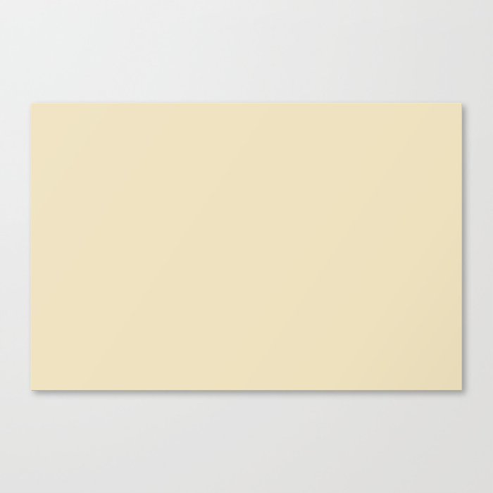Light Neutral Beige Solid Color Hue Shade - Patternless Canvas Print