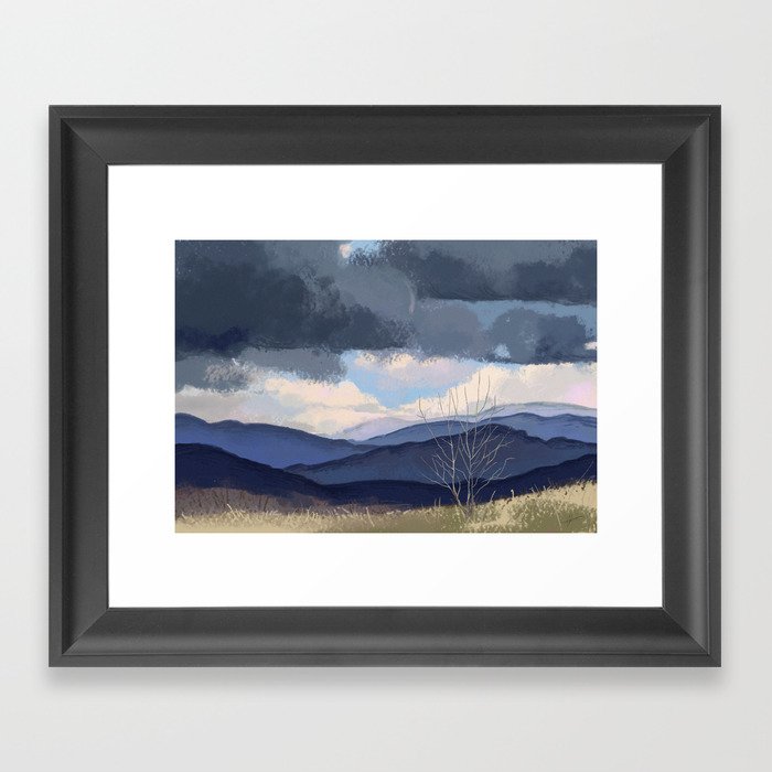 Mountain Landscape Framed Art Print