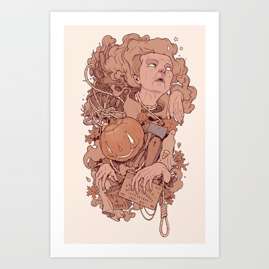 Mega Spoops Art Print