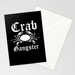 Crab Gangster Stationery Card