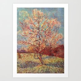 Van Gogh Peach Trees in Blossom Art Print