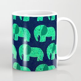 fluorescent elephant ecopop Coffee Mug