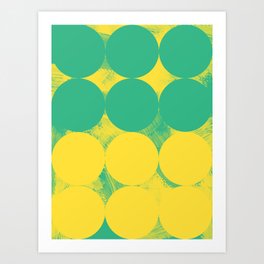 Modern Geometric 78A Art Print
