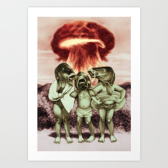 War vacation Art Print