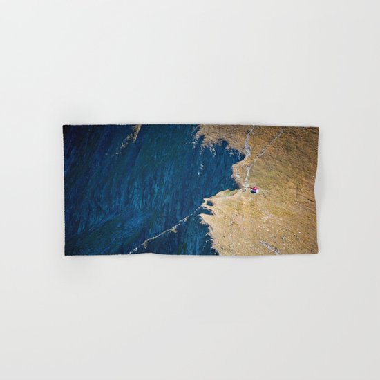 Yellow blue land Hand & Bath Towel
