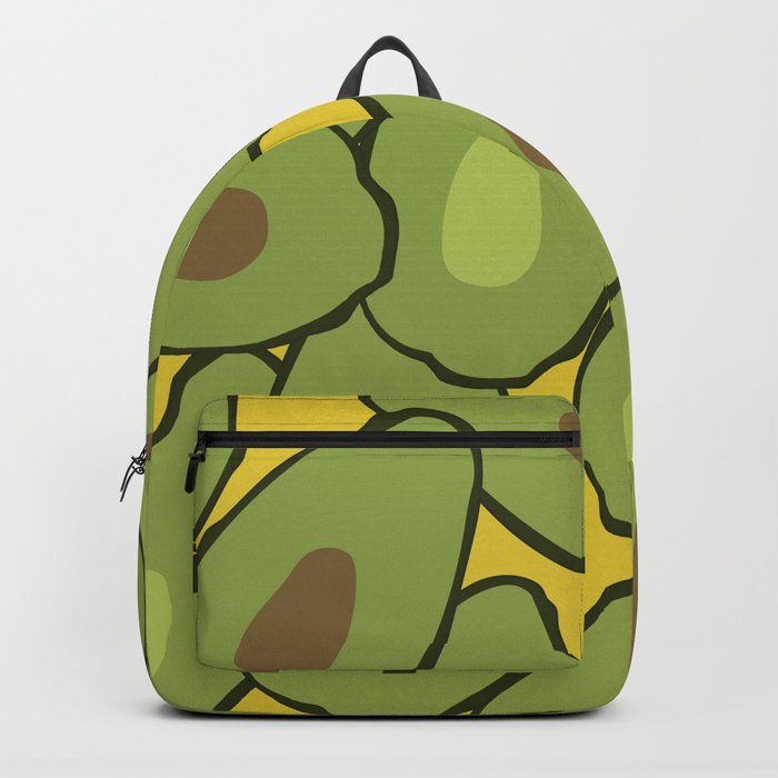 Avo - Minimalistic Avocado Design Pattern Backpack