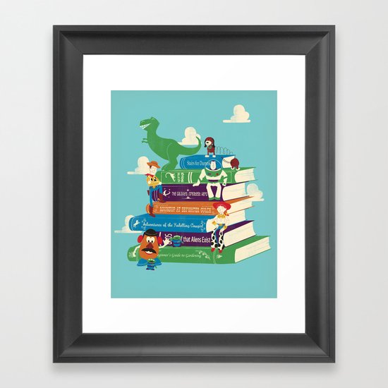 Toy Stories Framed Art Print