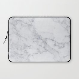 white marble Laptop Sleeve