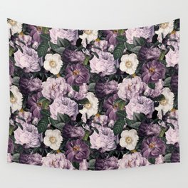 Rhapsody Rose Vintage Floral Wall Tapestry